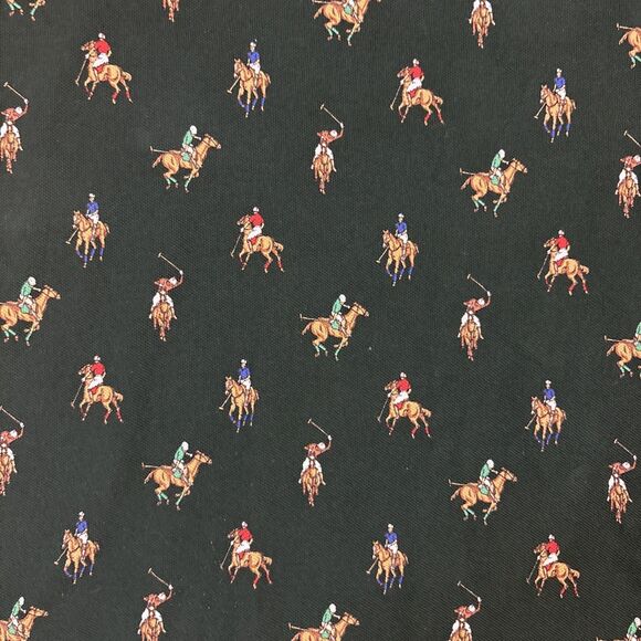 Polo Ralph Lauren Polo Shirt All Over Pony Logos 2XB Big & Tall Hunter Green - Picture 5 of 8